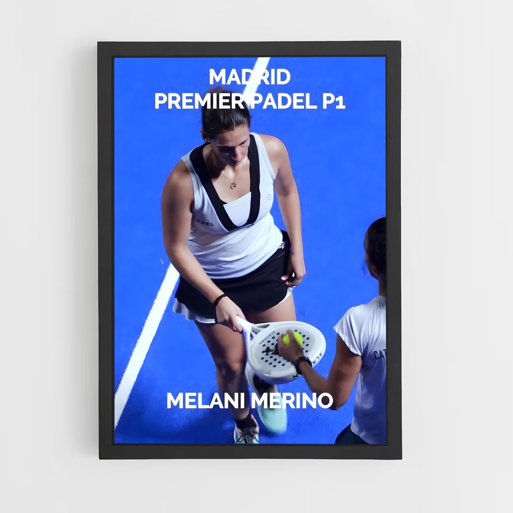 Poster La Maîtresse du Paddle – affiche Padel (vue 2)